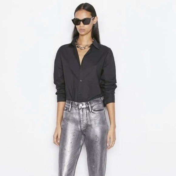 NWT FRAME Le Sylvie High Waist slender Straight Leg Jeans women’s size 27 - Picture 5 of 13